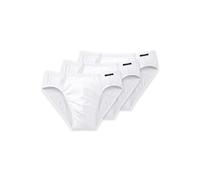 Schiesser Slip Supermini – lot de 3 – évasé, sous-vêtements mémoires – Homme Blanc XX-Large