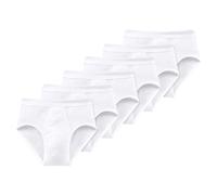 Schiesser Lot De Slips Hommes Classiques Feinripp/Doppelripp Blanc