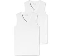 Schiesser Hommes 2PACK Débardeur 6 blanc Pack (multiple)
