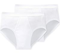 Schiesser Hommes 2PACK Slip de sport 8 blanc double-pack