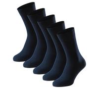 Schiesser Hommes Chaussettes,5er Paquet - " Bluebird ",Mélange de Coton,Uni / Du