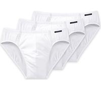 SCHIESSER Hommes Lot de 3 slips - Supermini, Rio-Slip, Essentials, Coton Stretch Blanc 2XL