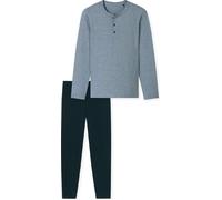 Schiesser Hommes Pyjama long 54 bleu nuit pièce
