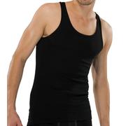 Schiesser Jacke 0/0 -005120-000 - Maillot pour homme - Sans manche - Noir (000-Schwarz) - 7 XL