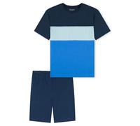 Schiesser Jungen Schlafanzug Set Kurz-100% Organic Bio Baumwolle-Größe 140 BIS 176 Ensemble de Pijama, Aquarium_180994, 140 cm Garçon