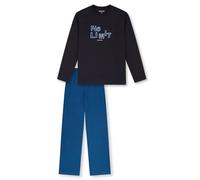 Schiesser Jungen Schlafanzug Set Lang-100% Organic Bio Baumwolle-Größe 140 BIS 176 Ensemble de Pijama, Bleu Marine, 152 Garçon