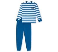 Schiesser Jungen Schlafanzug Set Lang-100% Organic Bio Baumwolle-Größe 140 BIS 176 Ensemble de Pijama, Bleu_183149, 152 Garçon