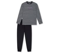 Schiesser Jungen Schlafanzug Set Lang-100% Organic Bio Baumwolle-Größe 140 BIS Ensemble de Pijama, Bleu Marine, 176 Garçon