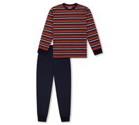 Schiesser Jungen Schlafanzug Set Lang-100% Organic Bio Baumwolle-Größe 140 BIS Ensemble de Pijama, Bleu Nuit_183149, 176 Garçon