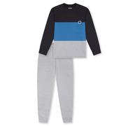 Schiesser Jungen Schlafanzug Set Lang-100% Organic Bio Baumwolle-Größe 140 BIS Ensemble de Pijama, Gris mélangé 183151, 176 Garçon