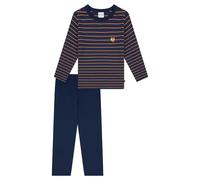 Schiesser Jungen Schlafanzug Set Pyjama Lang-100% Organic Bio Baumwolle-Größe 92 BIS Ensemble de Pijama, Curry_183011, 140 Garçon