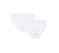 Schiesser 173533 Lot de 4 slips 95/5, Weiß, 164 cm