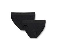Schiesser Jungen Slips 2 Pack, Noir, 14 Ans Fille