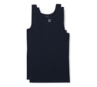 Schiesser Jungen Unterhemden Tanktops 2 Pack sous-vêtement, Blau, 152 Garçon