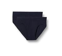Schiesser Jungen Unterwäsche Slips 2er Pack - 95/5 Organic Cotton, Blau, 176