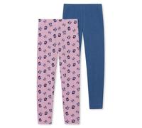 SCHIESSER Leggings ' 95/5 ' bleu foncé / rose, Taille 98