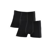 Schiesser Short (Lot de 2) Caleçon Boxeur, Noir, XXL Homme