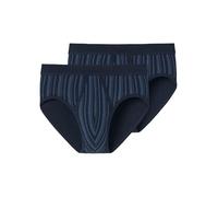 Schiesser Lot de 2 Slips de Sport, Bleu foncé 172691, 3XL Homme