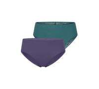 Schiesser Lot de 2 slips invisibles en dentelle douce pour femme