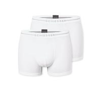 Schiesser Lot de 2 Slips Rio pour Homme - Coton Flex, Blanc 183341, 3XL
