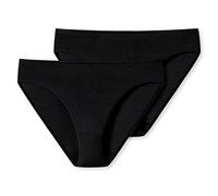 Schiesser Lot de 2 Tai sous-vêtement, Noir, 40 Femme