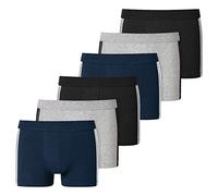 Schiesser Lot de 3 shorts pour homme - En coton biologique - Taille souple et rayures - 95/5 stretch - Multicolore - Medium