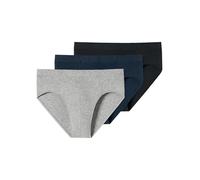 Schiesser Lot de 3 Slips avec Taille Souple en Coton 95/5 Bio, Assorti_179572, XXL Homme