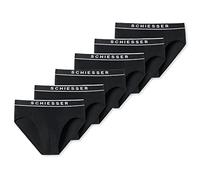 Schiesser, Lot de 3 slips Rio pour homme, 6 x noir., M