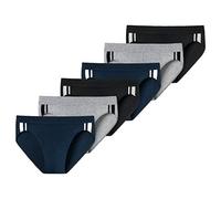 Schiesser Lot de 3 slips Rio pour homme - En coton biologique - Taille souple et rayures - 95/5 stretch - Multicolore - XX-Large