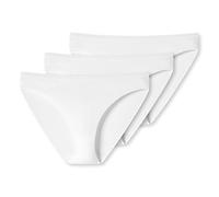 Schiesser Lot de 3 Slips Tai sous-vêtement, 3 x Blanc, M Femme