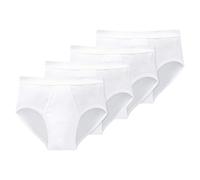 Schiesser Lot de 4 slips de sport Essentials à double côte pour homme