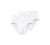 SCHIESSER Slip noir / blanc, Taille XL