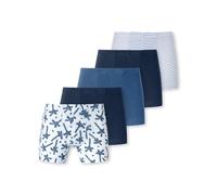Schiesser Lot de 5 boxers pour garçon - En coton bio bio 95/5 - Taille 92 à 140, Assortiment 5_181844, 98