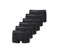 Schiesser Lot de 6 boxers pour homme, Boxer Uncover noir, M