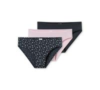 Schiesser Mädchen 3 Pack Unterwäsche Slips-95/5 Organic Bio Baumwolle-Größe BIS 176 sous-vêtement, Assortiment 6_181937, 140 Fille