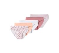 Schiesser Mädchen 5 Pack Slips Unterhosen-95/5 Organic Bio Baumwolle-Größe BIS 140 sous-vêtement, Assortiment 9_181800, 92 Fille