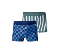SCHIESSER Maillot de bain ' Aqua Kids ' bleu / vert / blanc, Taille 98