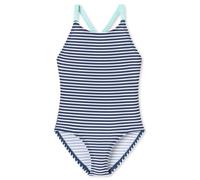 SCHIESSER Maillot de bain ' Aqua Kids Girl ' bleu / aqua / blanc, Taille 98