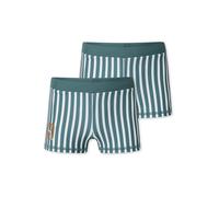 SCHIESSER Maillot de bain ' Aqua Kids ' vert / blanc, Taille 98