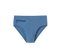 Schiesser Schiesser Herren Badehose Slip mit Reißverschlusstasche Enganliegend Single Jersey - Aqua Maillot de Bain pour Homme, Bleu_183425, XL