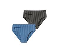 SCHIESSER Maillot de bain ' Ocean Swim ' bleu / noir / blanc, Taille S
