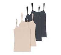 SCHIESSER Maillot de corps 'Essentials' beige / noir / blanc, Taille XL