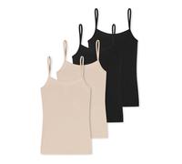 SCHIESSER Maillot de corps 'Essentials' beige / noir, Taille XL