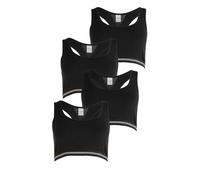 SCHIESSER Maillot de corps ' Long Life Rib ' noir, Taille 152