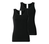 SCHIESSER Maillot de corps 'Modern Multipacks' noir, Taille M