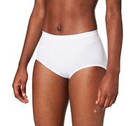 Schiesser Midi Culotte, Blanc, 50 (Taille Fabricant:) (Lot de 4) Femme