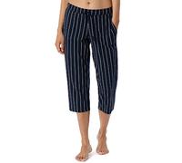 Schiesser Mix + Relax Pantalon de Couchage 3/4 Long Bas de Pijama, Opaque, Multicolore 1_179270, 38 Femme