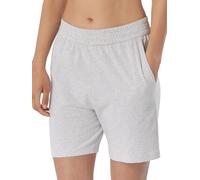 Schiesser Mix + Relax Pantalon de Sommeil Court Bas de Pyjama, Gris chiné_179265, 50 Femme