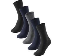 Schiesser Multipack 5 Pack Herrensocken Strümpfe Chaussettes, Assortis 1_173202, 43-46 (Lot de 5) Homme