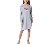 Schiesser Nachthemd-100% Organic Bio Baumwolle-Größe 140 BIS 176 Chemise de Nuit, Grau-Mel_181972, 164 Fille